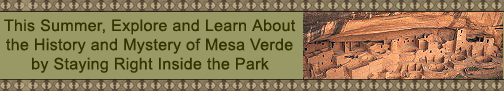 click here for camping inside Mesa Verde National Park