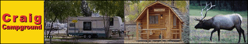 click here for craig colorado cabins, rv sites and hunting