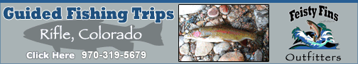 click here for Guided Fishing near Rifle, Colorado, The CVD