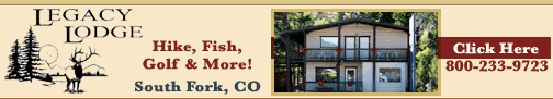 click for Cabins, Lodging, Motel near Jeep and ATVing in South Fork, Colorado, The CVD