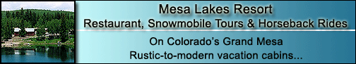 click here for grand mesa lodging & snowmobiling