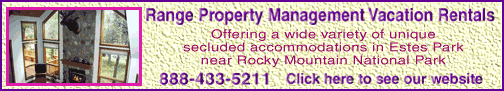 click here for estes park vacation homes