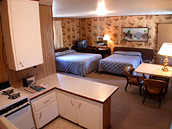 gunnison motel room, Colorado, The CVD