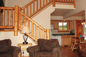 Eagle Crest 2 Bedroom Cabin, living room, Pikes Peak, Colorado, The CVD