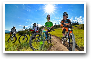 Mountain Biking at Grand Lake, Colorado