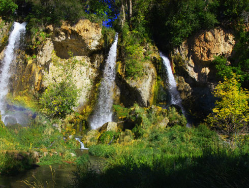 Rifle Hiking Waterfalls Trail Map Colorado Vacation Directory