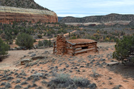 Henry Huff Cabin and Grave site near Naturita RV Park in Naturita, Colorado.